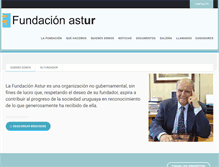 Tablet Screenshot of fundacionastur.org